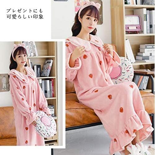 パジャマ ワンピース ネグリジェ レディース 長袖 ルームウェア 寝間着 冬もこもこ 寝巻き 大人用 ふわふわ 暖かい かわいい 柔らか 誕生日 プレゼント B07r9npzb6 1 459円 セール開催中最短即日発送 新作 人気 送料無料 激安 お買い得 キ フト