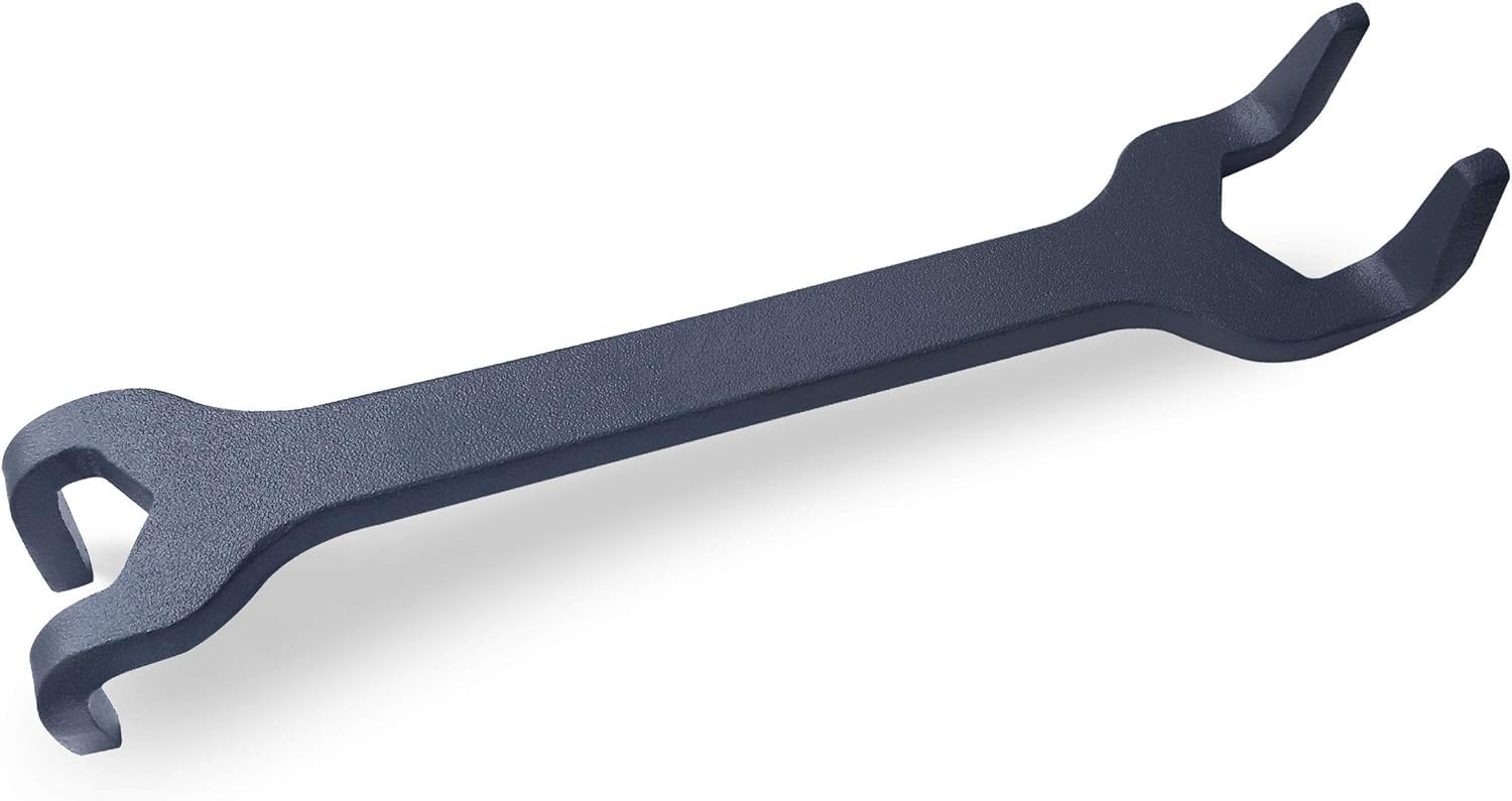 HAUTMEC Wrench 15 & 22 mm Capacity, Double-Ended 1/2-3/4-inch BSP Basin Wrench PL7261705