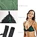 Sexy Lace Satin Bralette Triangle Bikini Top Wireless Unpadded Imitate Silk Bras for Women Buy 4 get 1 Free