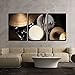 wall26 Canvas Print Wall Art Set Aerial View of Bronze & Black Drum Set Music Instruments Photography Realism Modern Scenic Relax/Calm Cool for Living Room, Bedroom, Office - 16
