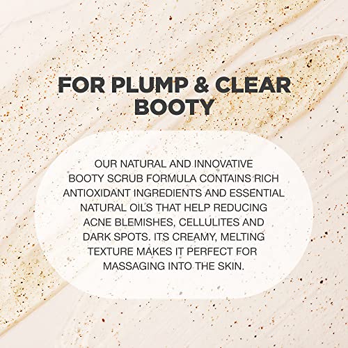 Butt Scrub Wash | Booty Scrub Body Exfoliator for Acne, Ingrown Hair, Bikini & Razor Bump | Exfoliating Butt Scrub for All Skin Type | Butt Scrub Wash for Body Acne and Razor Bump | Butt Acne Scrub