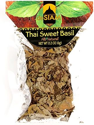 deSiam Dried Sweet Basil 0.32 oz each (5 Items Per Order)