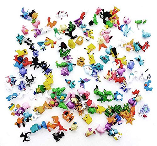 Toy Play Fun 144 pcs Heroes Action Figure Toy Set Mini Action Figures 2-3 cm Kid's Gift Children Game