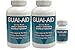 GUAI-AID 1024 600mg Ultra-Pure Guaifenesin Veg. Capsules (2 Bottles of 500 Capsules & 24 Size Travel Bottle)