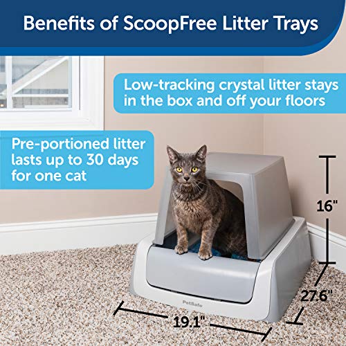 PetSafe ScoopFree Complete Plus SelfCleaning Cat Litter Box with Front