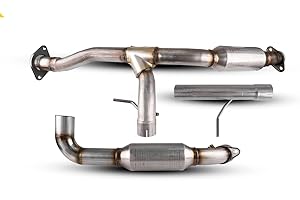 MARSFLUX Catalytic Converter Stainless Steel Compatible with 2007-2013 Expedition, 2009-2010 F150 Replace 30497, 19317, 9050, 30496, 19318, 9051 (EPA Compliant)