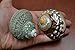 2 Pcs Sarmaticus and Green Petholatus Shell Hermit Crab 2 1/2" - 3"