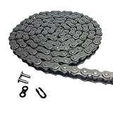 Aobbmok 1.7 Feet 0.53Meter 04C 25H Roller Chain with 1 Connecting Link