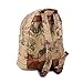 Copi Women's Map Print Pattern Collection Fashion Backpack One Size Beige