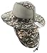 JFH GROUP Wide Brim Men Safari/Outback Summer Hat with Neck Flap (Large, Digital Camo)