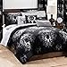 Bone Collector Comforter/Sham Set, Queen, Black/Grey