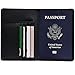 Outrip RFID Blocking Leather Passport Holder & Travel Wallet Id Card Case Cover ...