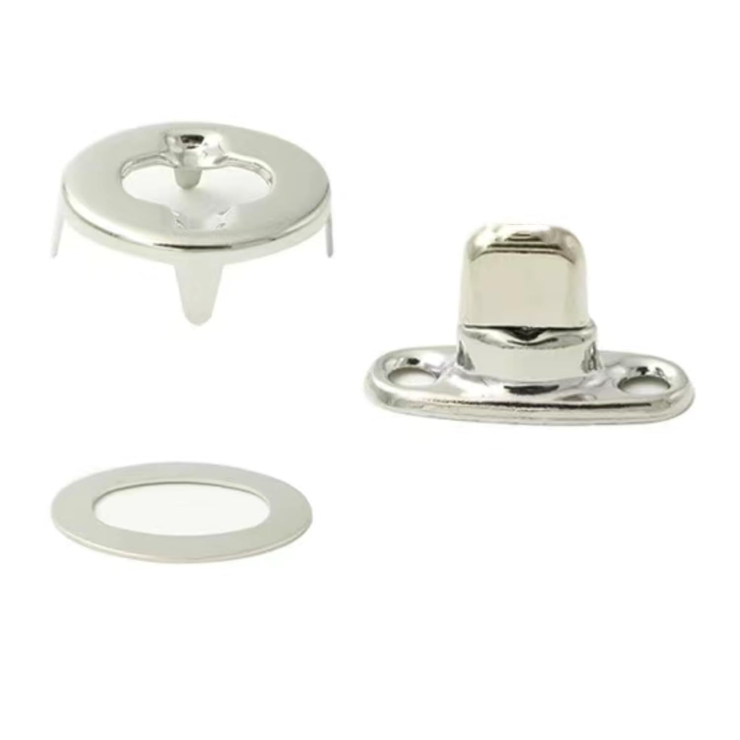 JJiaoLinin Twist Lock Fastener, 12 Sets Button Fasteners with Eyelet and Bases, Handbag Hardware Accessories, Turn Locks for Canvas and Marine Use, Easy Install Easy to Use