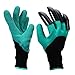 Garden Genie Gloves with Fingertips Uniex Claws Quick & Easy to Dig and Plant Without Hand Tools - As Seen On TV (Right&Left Handed)