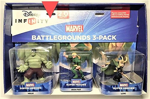 Disney Infinity 2.0/3.0 Character 3 pack Bundle 1 (Universal) Hulk, Iron Fist and Loki