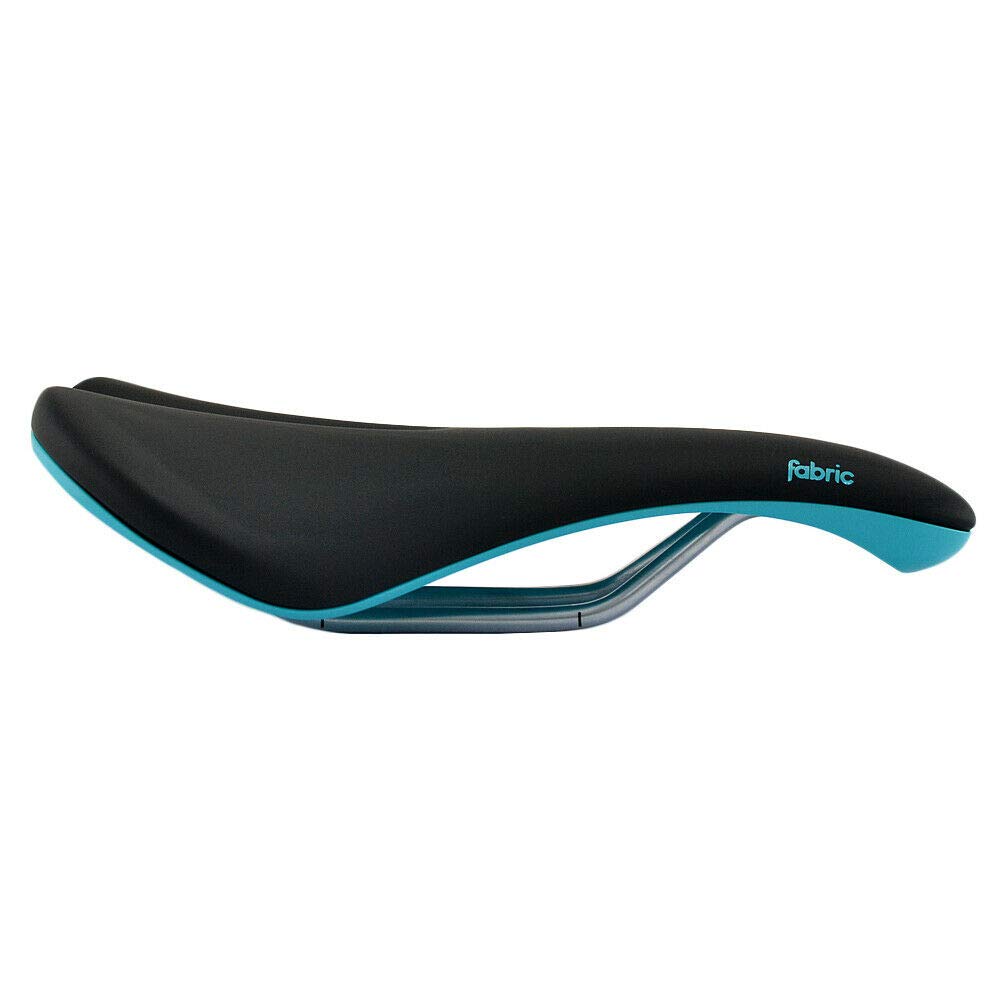 Fabric Scoop Elite Gel Radius MTB Road Bike Comfort Saddle, Black x Blue, VL1952