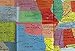 Kappa HJ84345 United States Wall Map USA Poster, Home/School/Office