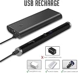 SUPRUS Electric Arc Lighter USB Rechargeable Plasma Windproof with Safety Lock view 3