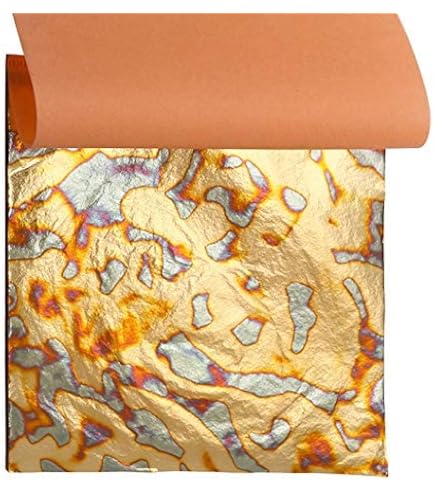 50 Hojas De Papel Metálico Con Patrones - Para Manualidades, Uñas, Marcos Y Decoración