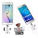 IMEEK SD TF Card Reader with Lightning Micro USB Connector, External Storage Memory Expansion for iPhone/iPad/Android phones/Mac/PC - White