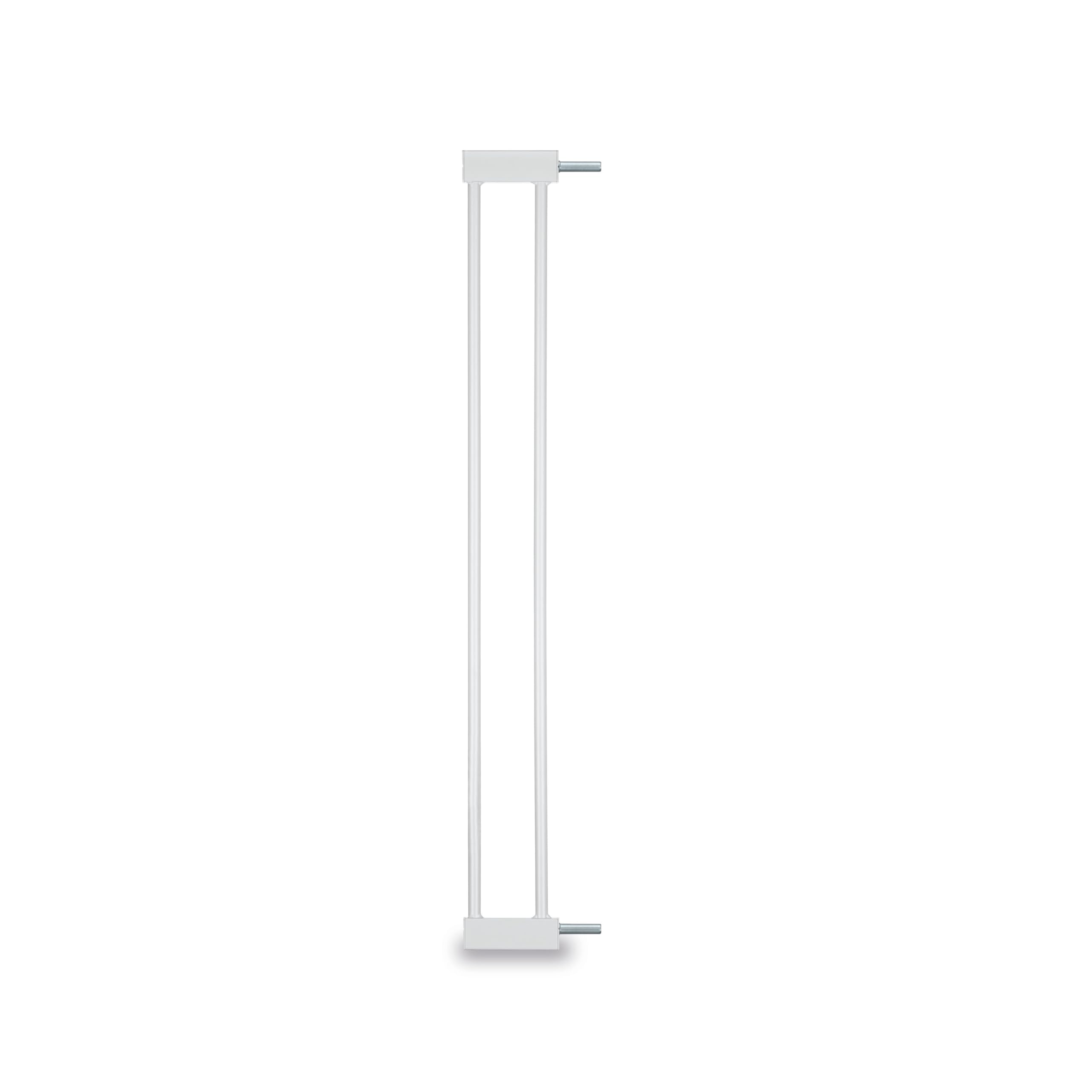 hauck 9 cm Safety Gate Extension, White - with Connectors for Pressure Fit Door Gates and Stair Gates Open N Stop 2, Autoclose N Stop, Open N Stop KD, Metal