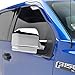 EAG Triple Chrome Plated ABS Mirror Cover with Turn Signal Hole for 2015 2016 Ford F-150 (65-0320)