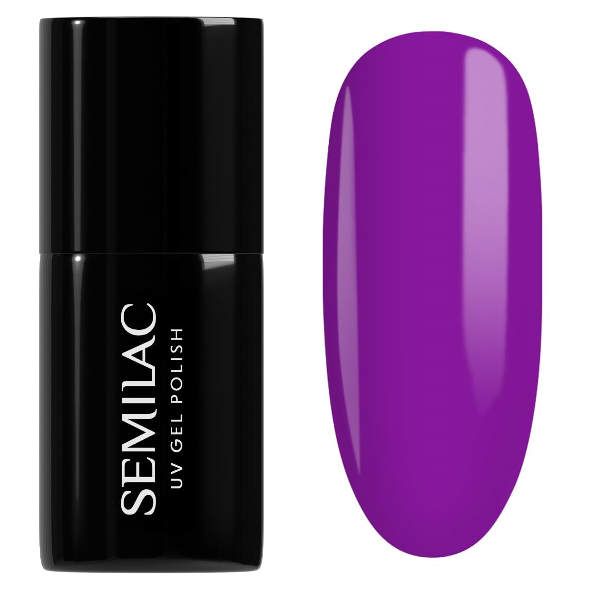 SEMILAC Gel Nail Polish 538 Go Peru Nail - Full Coverage Gel Polish - Soak Off Easy To Use LED/UV Nail Lamp - Long Lasting Manicure and Pedicure up to 3 weeks