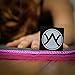 Youphoria Yoga Microfiber Non-Slip Towel - Hot Yoga Mat Towel for Enhanced Grip and Sweat Absorption - Gray with Pink Stitching