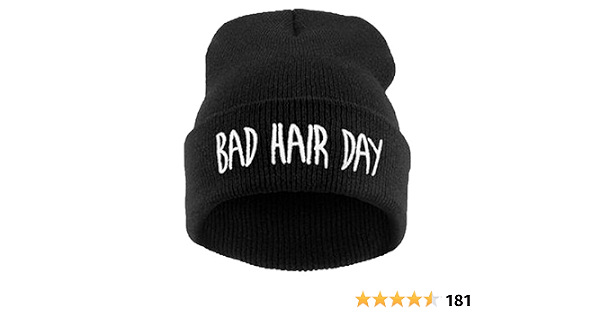 Leegoal Bad Hair Day Beanie Hat 