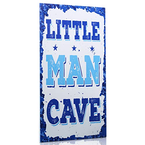Little Man Cave Wood Sign Children Cave Sign Door Elegant Wood Sign Bedroom Sign Hanging Toddler Boys Room Decor Wall…