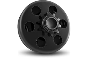 Kekadmai Centrifugal Clutch 3/4" Bore 10T for #40/41/420 Chain, Predator 212 Mini Bike Clutch for Go Kart/MiniBike - Up to 8 HP (3/4" Bore 10 Tooth)