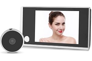 FOCKET Digital Door Viewer,3.5" LCD Door Peephole Camera Viewer,120 Degree Wide Angle Photo Peephole Viewer,Doorbell Home Security Monitor