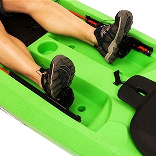 Seafard 2 Pieces Nylon Kayak Foot Brace Rudder Control Pegs Pedals for Marine Boat - Thumbnail 4