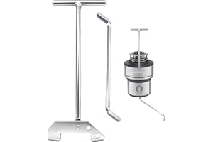 FULLMAYPRO Garbage Disposer Unjamming Wrench/WRN-00 Garbage Disposal Wrench Tool for Dislodge Jams or Clutter From Above The Sink,Compatible with All Waste King and SinkErator/Moen garbage disposals（Silver Kit）