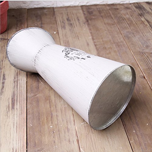 Watering Honey French Style Country Rustic Primitive Jug Vase Metal