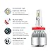 Winllyat LED Automotive Headlight Bulbs with Kits-Philips LED Chip and All-in-One Conversion kit-80W/8,000LM/6,000K -2 Year Warranty(Upgraded Version) (H11(H8,H9))