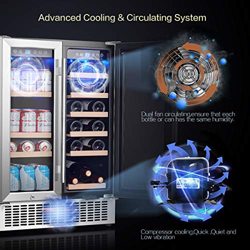 3 Beverage+Refrigerator+Independent+Temperature+Operation