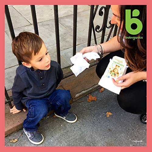 BABYGANICS BABY WIPES, FRAGRANCE FREE, 80 CT
