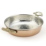 Kuprum Copper Saute Pan Mini 6.3 Inch Hand-Hammered Tin Lined