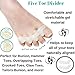 Bunion Corrector for Women and Men, Slip Proofing Version Bunion Toe Separator, Orthopedic Bunion Splint for Big Toe Pain Relief and Toe Straightening