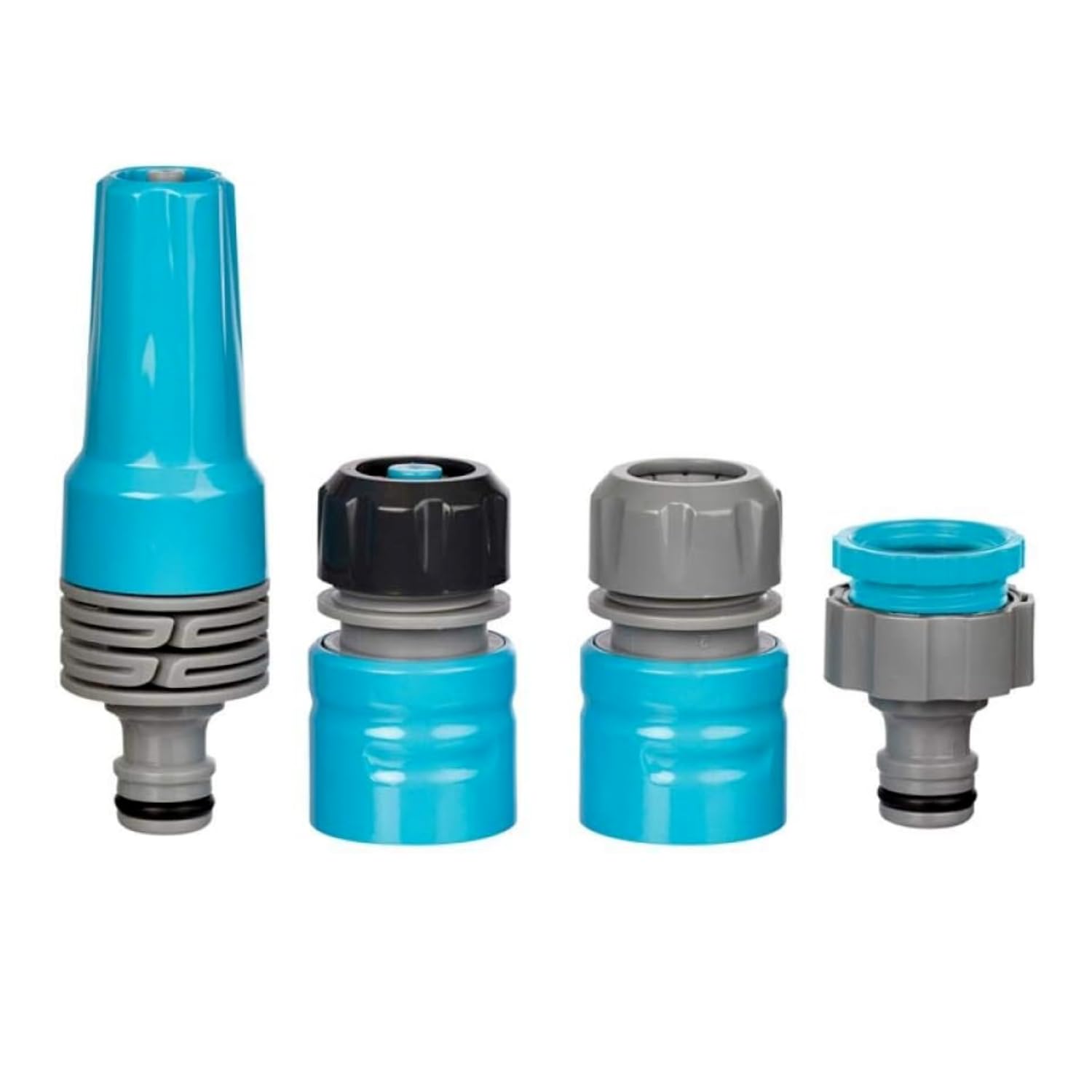 Flopro 70300561 Garden Hose Connectors Starter Set, Blue, 9.5 x 3 x 10.5 cm