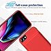 [ UPGRADED ] iPhone 8 Plus/ 7 Plus Battery Case ,MAXBEAR 7000mAh Portable Ultra Slim External Battery Charging Case Support Headphones Battery Pack for iPhone 8 Plus, iPhone 7 Plus (5.5 inch) (Red)