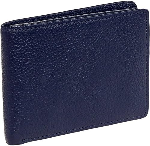Ross Michaels Mens Leather Flip Up Passcase Bifold Wallet