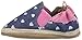 Robeez Girls' Heart Mania Slip-on, Heart Mania Navy, 12-18 Months M US Infant