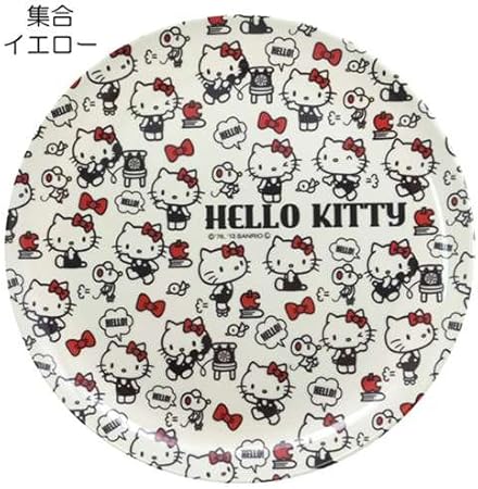 Amazon ハローキティ メラミンプレート2サンリオキャラクターグッズ 皿 食器 通販 集合イエロー おもちゃ おもちゃ