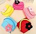 Hosaire Girl Bag Plush Flower Mini Handbag Shoulder Bag Messenger Bag for Toddlers Preschoolers Pink