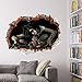 3D Female Ghost Breaking Wall Halloween Decoration 24