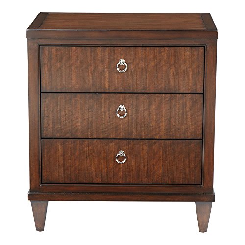 Ethan Allen Heston Three-Drawer Night Table, Citrine