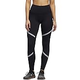 adidas Women's Believe This High Rise 3-Stripes Tights, Black