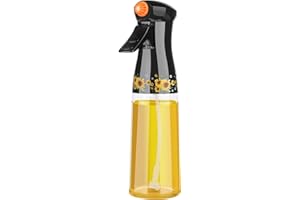 Honbuty Olive Oil Sprayer for Cooking - 200ml Glass Oil Dispenser Bottle Spray Mister - Refillable Food Grade Oil Vinegar Spritzer Sprayer Bottles for Kitchen, Air Fryer, Salad, Baking, Grilling